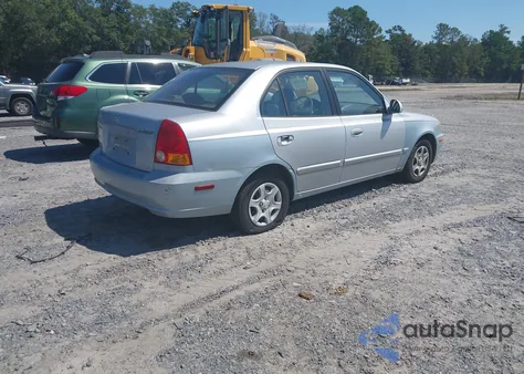 2004 Hyundai Accent Gl from USA, damaged, VIN KMHCG45C34U499258
